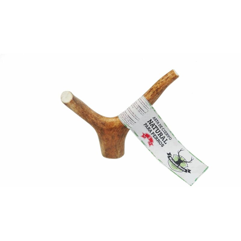foto del prodotto corno di cervo naturale dimensioni s 50 g 79 g 
