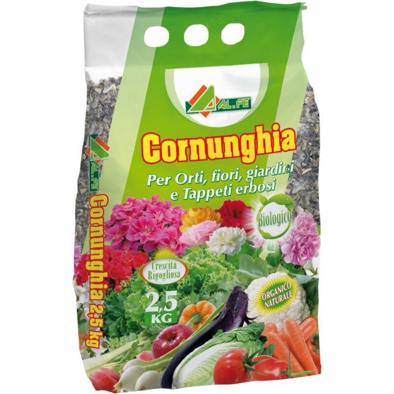 foto del prodotto cornunghia naturale concime organico in scaglie lenta cessione sacco 2,5 kg