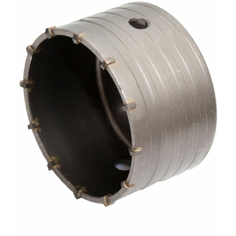 foto del prodotto corona da 100 mm awtools senza adattatore, utensile professionale per la foratura di calcestruzzo e pietra, di alta precisione, robusto, ideale per