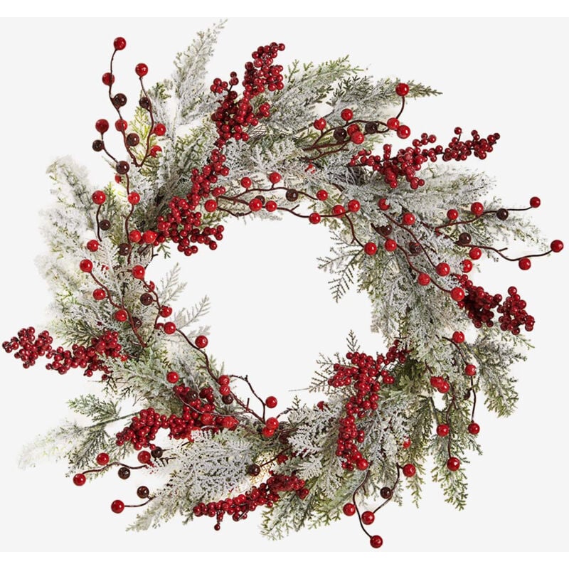 foto del prodotto corona decorativa di natale 60 cm aubrey sklum