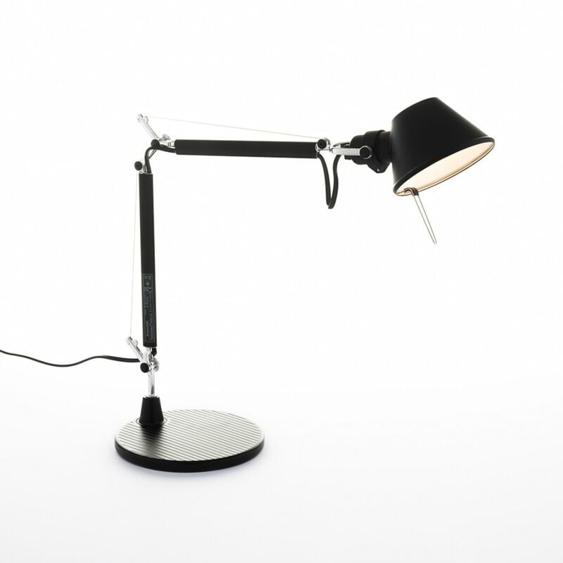 foto del prodotto corpo con base lampada da tavolo tolomeo micro 5w nero artemide a011830