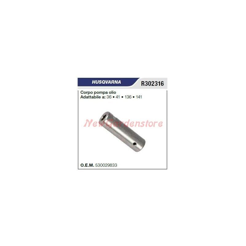 foto del prodotto corpo pompa olio husqvarna motosega 36 41 136 141 r302316