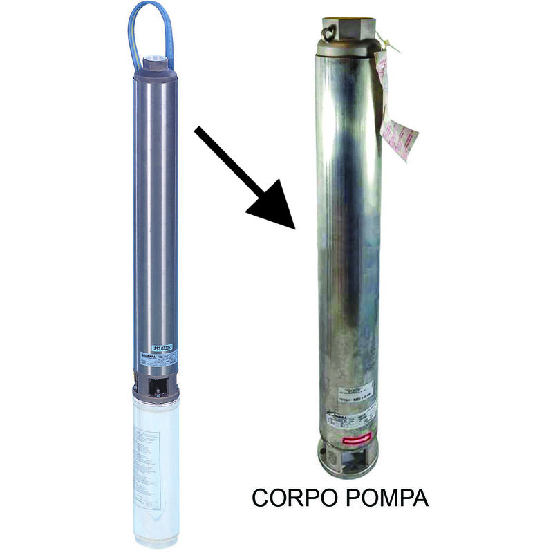 foto del prodotto corpo pompa per elettropompa sommersa da 4 mono e trifase kw 0,75