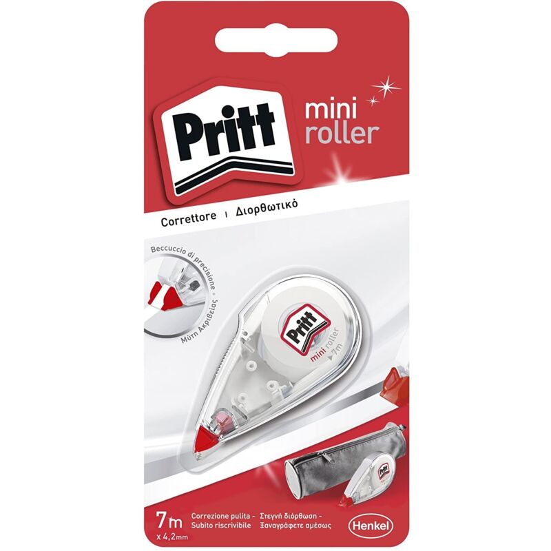 foto del prodotto correttore a nastro roller mini 4,2mm x 7m pritt