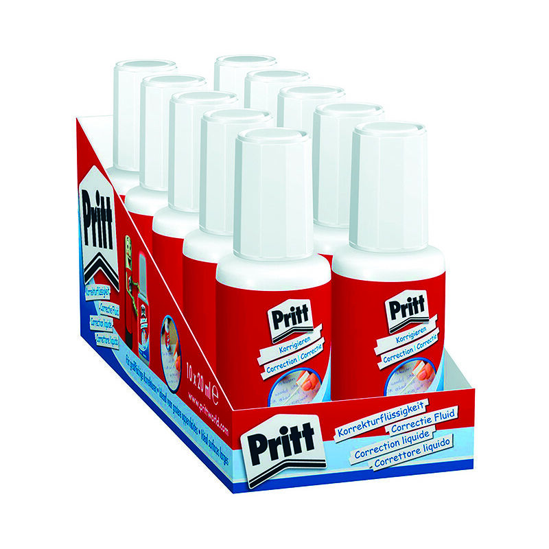 foto del prodotto correttore pritt fluid con pennello pz.20 ml.20