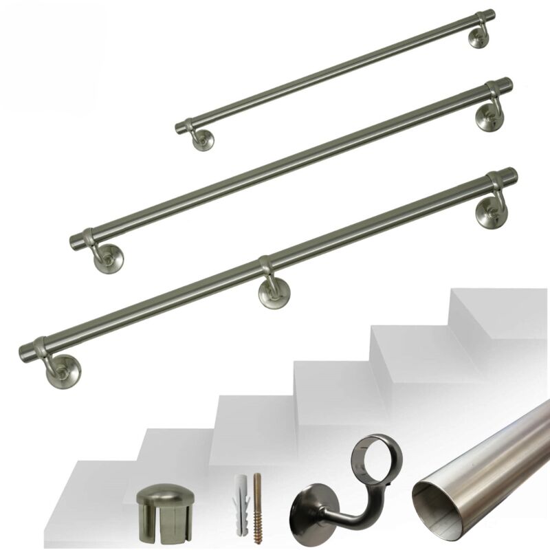 foto del prodotto corrimano a muro acciaio inox d.40mm cm 40