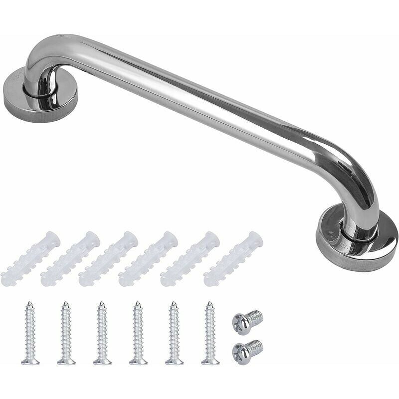 foto del prodotto corrimano per vasca da bagno con corrimano sospeso a parete in acciaio inossidabile da 30 cm. corrimano per bambini disabili anziani