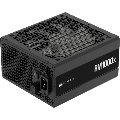 foto del prodotto corsair alimentatore rmx series, rm1000x, 1000 watt, atx 3.1, cybenetics gold certified, fully modul