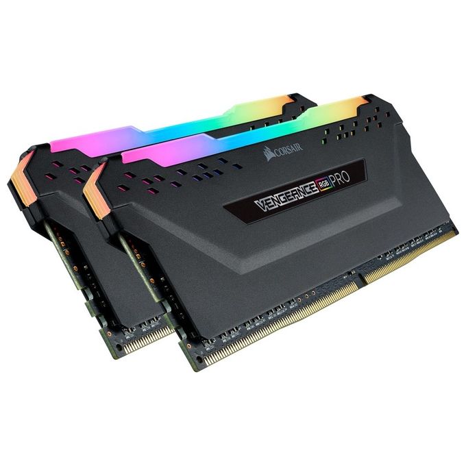 foto del prodotto corsair vengeance rgb memoria ram 32gb 2x16gb ddr4 3600 2x