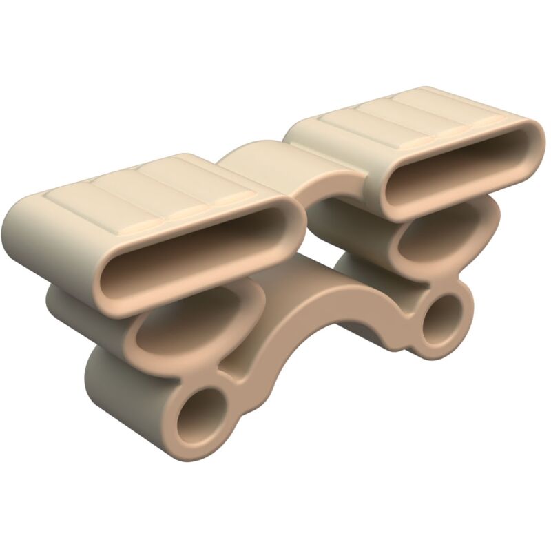 foto del prodotto cortassa soluko kit 4 supporti ammortizzati porta doghe da 38mm a 2 posti mod. sebs 4 supporti