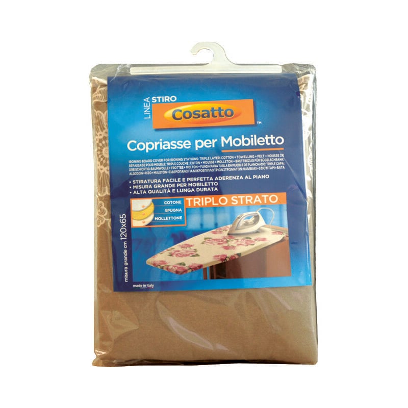 foto del prodotto cosatto copriasse per mobiletto stiro triplo strato con mollettone cm.120x65