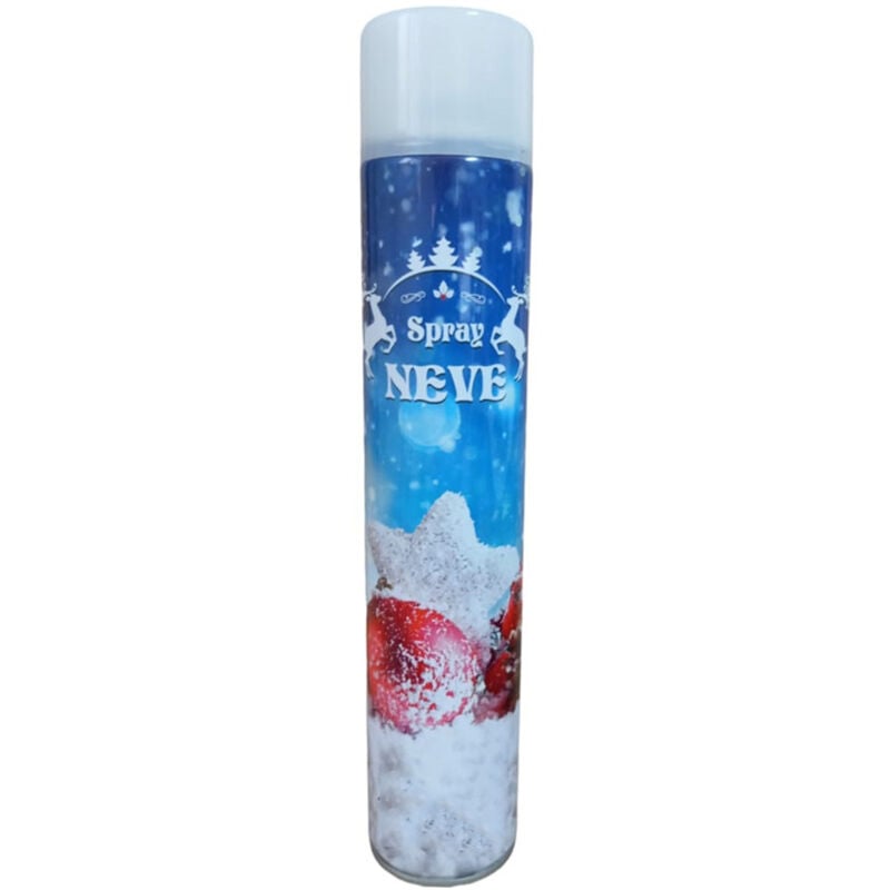 foto del prodotto cose da casa neve spray decorazioni per albero di natale vetri porte finestre grande 400gr bomboletta max vetrine presepe capanne grotte neve