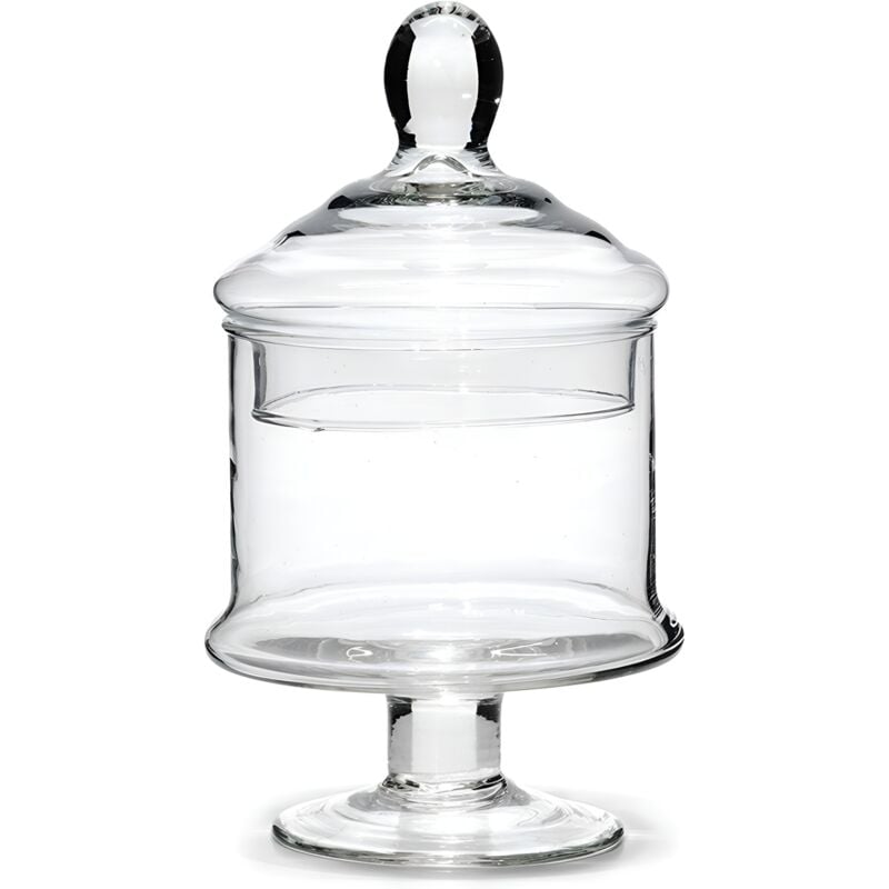 foto del prodotto cose da casa potiche in vetro con coperchio h23xd13 cm patisserie mini alzata porta dolci biscotti caramelle barattolo pasabashe arredo bar