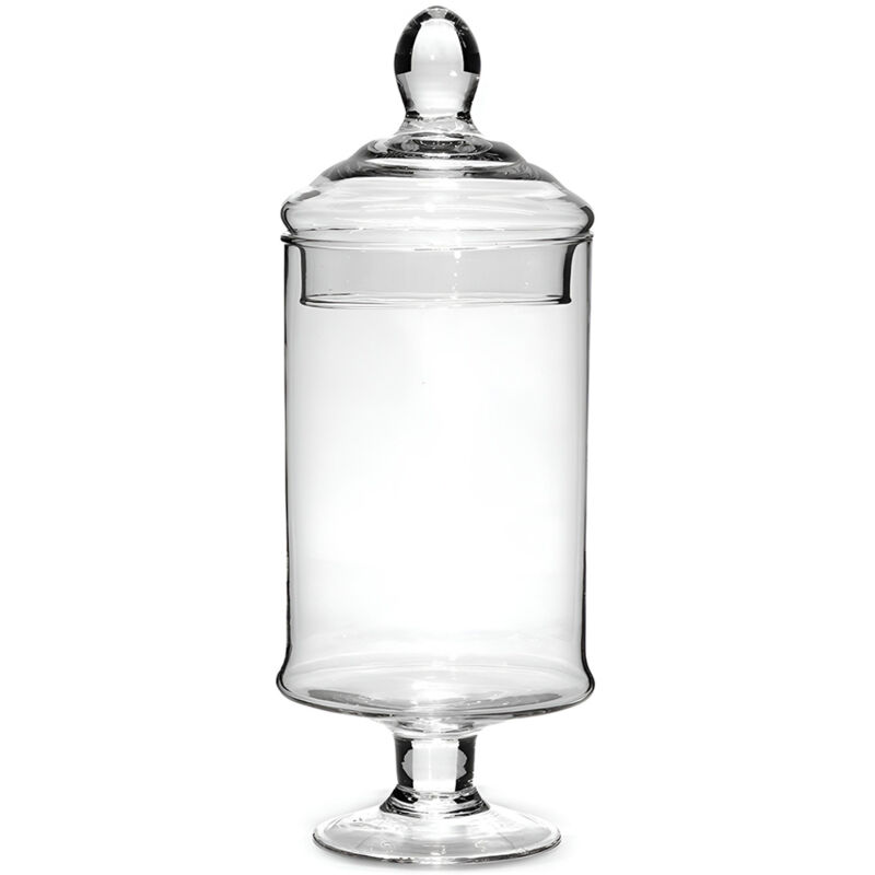 foto del prodotto cose da casa potiche in vetro con coperchio h34xd13 cm patisserie mini alzata porta dolci biscotti caramelle barattolo pasabashe arredo bar