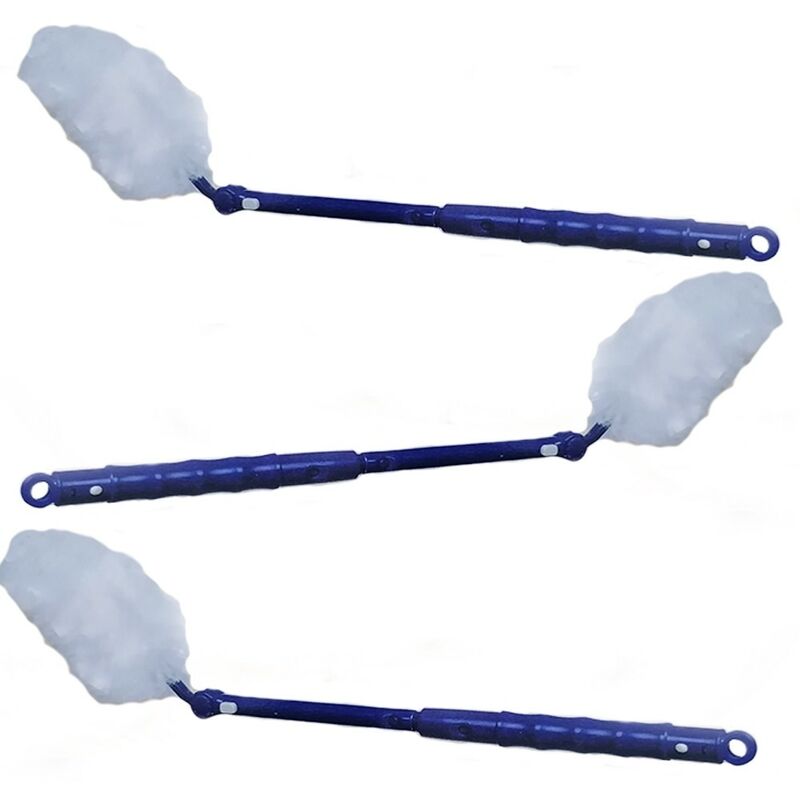 foto del prodotto cosedacasa acchiappa polv con manico lungo spolverino richiudibile regolabile fino 85cm per pulizia casa camera cucina soggiorno swiffer