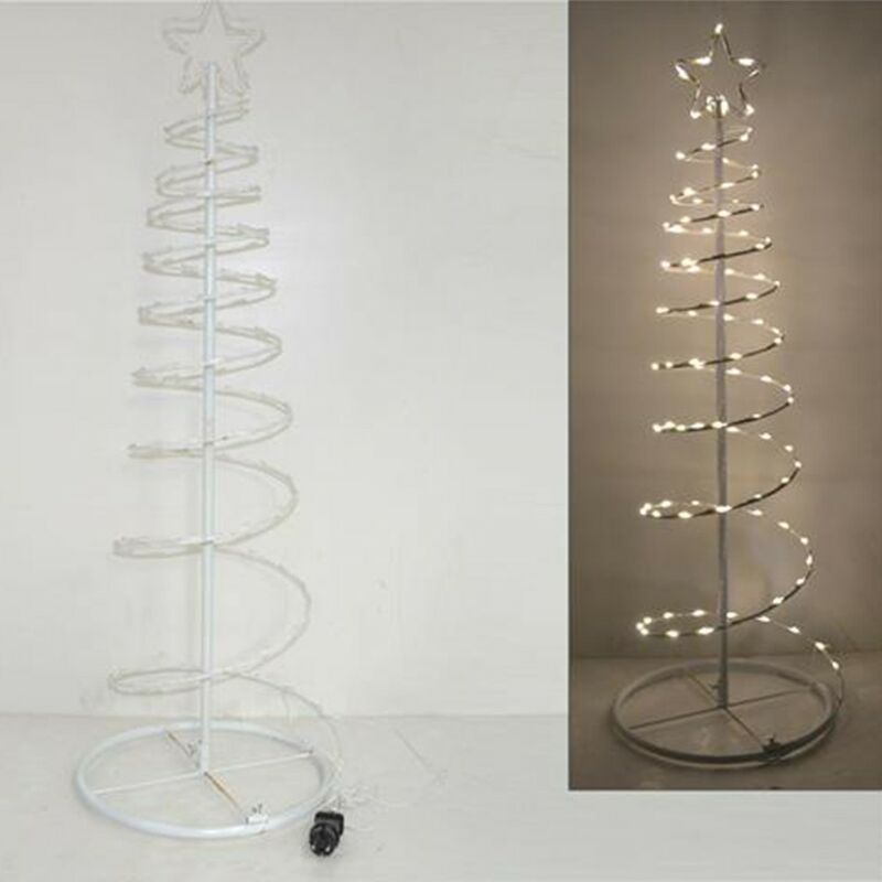 foto del prodotto cosedacasa - albero di natale con 150 luci cm 180 per decorazioni addobbi natalizi vetrina esterno interno