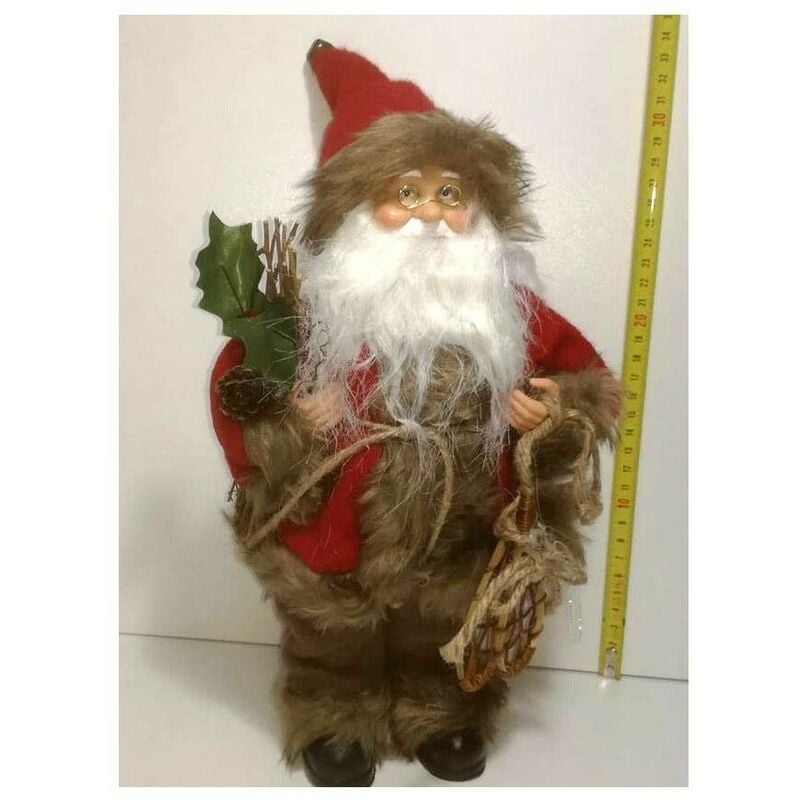 foto del prodotto cosedacasa babbo natale per regali da addobbi natalizi decorazioni vetrina di negozio 35 cm