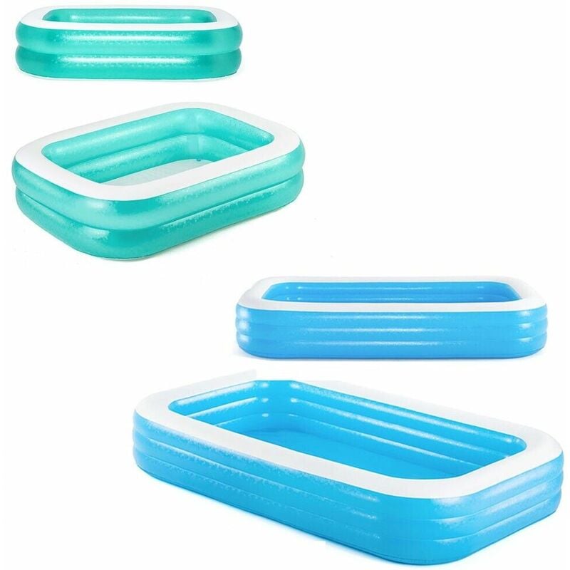foto del prodotto cosedacasa bestway piscina gonfiabile 3 anelli cm 200 300 per famiglia fuoriterra giardino terrazzo mare spiaggia lido misura piccola