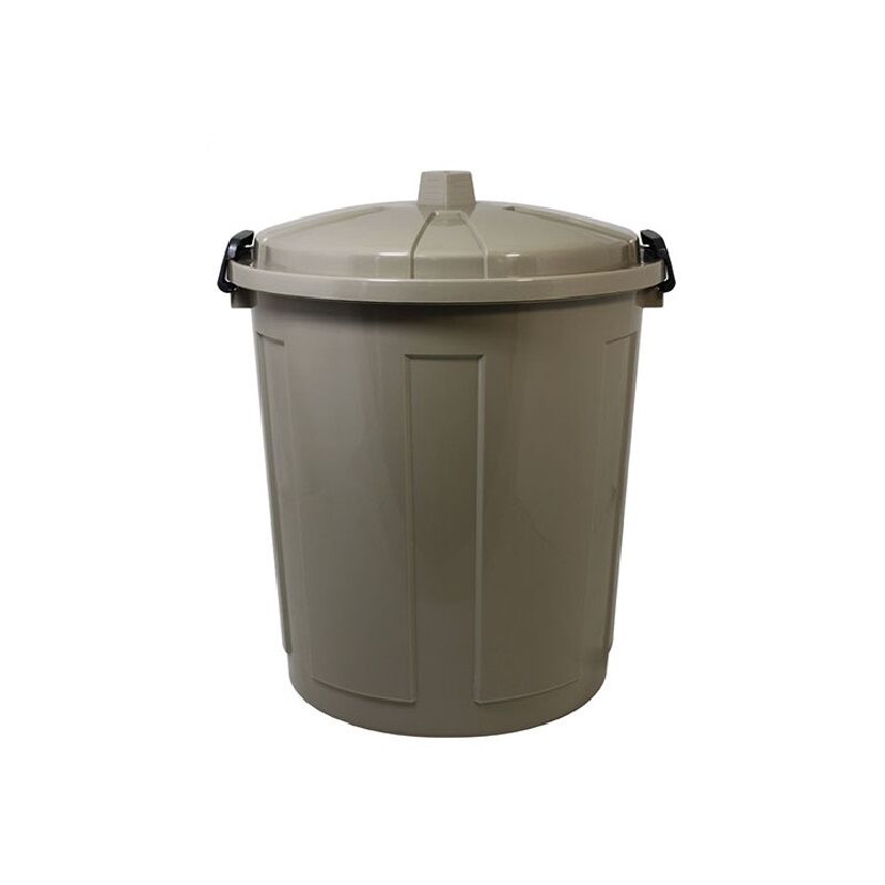 foto del prodotto cosedacasa bidone con coperchio chiuso grande 50 lt antiodori o randagismo pattumiera da interno o esterno per la raccolta differenziata casa