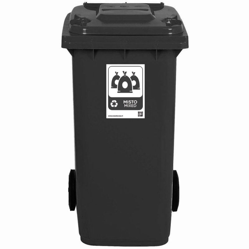 foto del prodotto cosedacasa bidone per rifiuti 120 lt pattumiera raccolta differenziata contenitore hotel condominio ristoranti certificato uni en 840