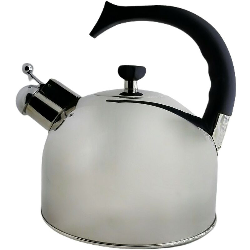 foto del prodotto cosedacasa bollitore teiera grande con fischio in acciaio inox18 10 per acqua t tisane 3lt doppio fondo radiante e manico ergonomico