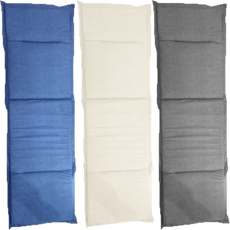 foto del prodotto cosedacasa cuscino imbottito ricambio per copri sdraio lettino prendisole giardino prolunga colorigenerali beige