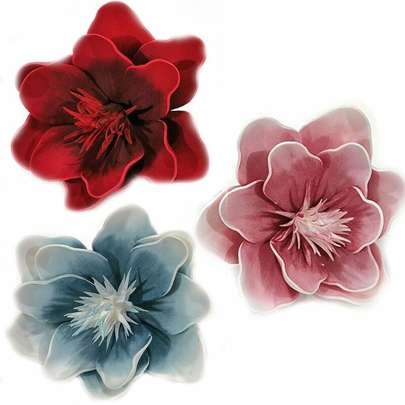 foto del prodotto cosedacasa decorazioni per albero di natale fiore rosa rosso celeste azzurro addobbi natalizi set3 ghirlande casa colorigenerali rosso