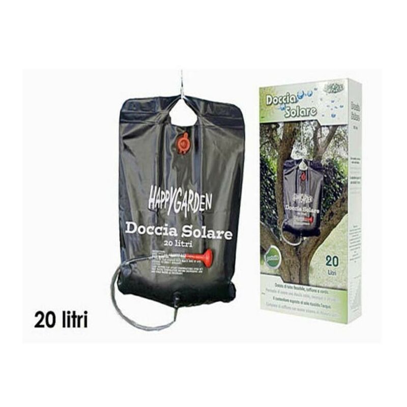 foto del prodotto cosedacasa doccia solare giardino da esterno per campeggio boy scout spiaggia portatile 20 lt