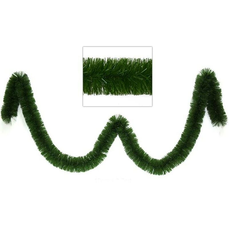 foto del prodotto cosedacasa ghirlanda filo verde cornice per decorazioni natalizie addobbi allestimento negozio casa scale interni ed esterni 270 cm