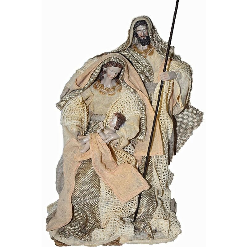 foto del prodotto cosedacasa nativit sacra famiglia statua in blocco decorazioni addobbi di natale presepe h30 idea regalo ornamento casa