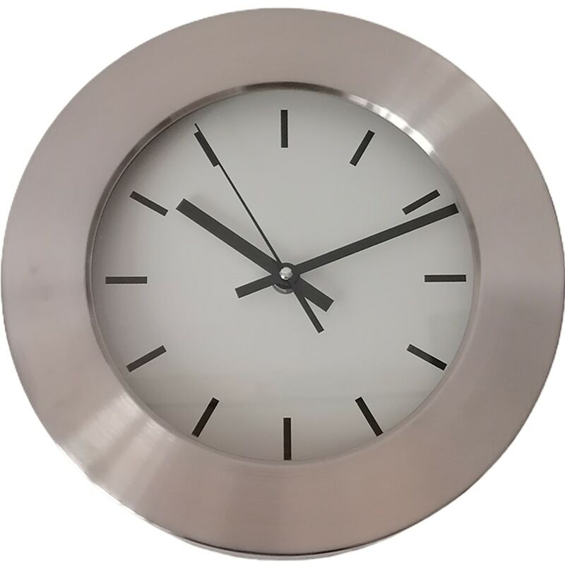 foto del prodotto cosedacasa orologio da parete in acciaio a muro da cucina ufficio salone new d 25 moderno forma particolare