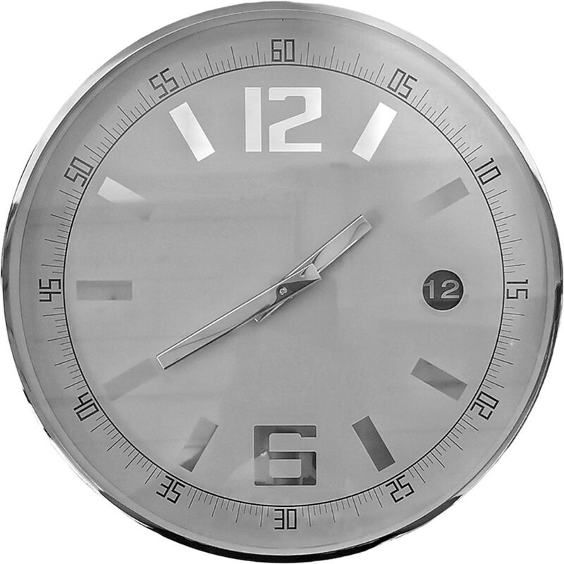 foto del prodotto cosedacasa orologio da parete in metallo a muro da cucina ufficio salone new d30 moderno forma particolare