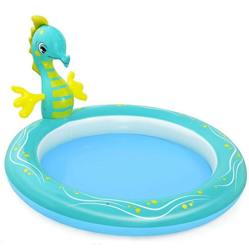 foto del prodotto cosedacasa piscina gonfiabile per bambini fuoriterra da giardino mare spiaggia giardino con spruzzatore cavalluccio marino