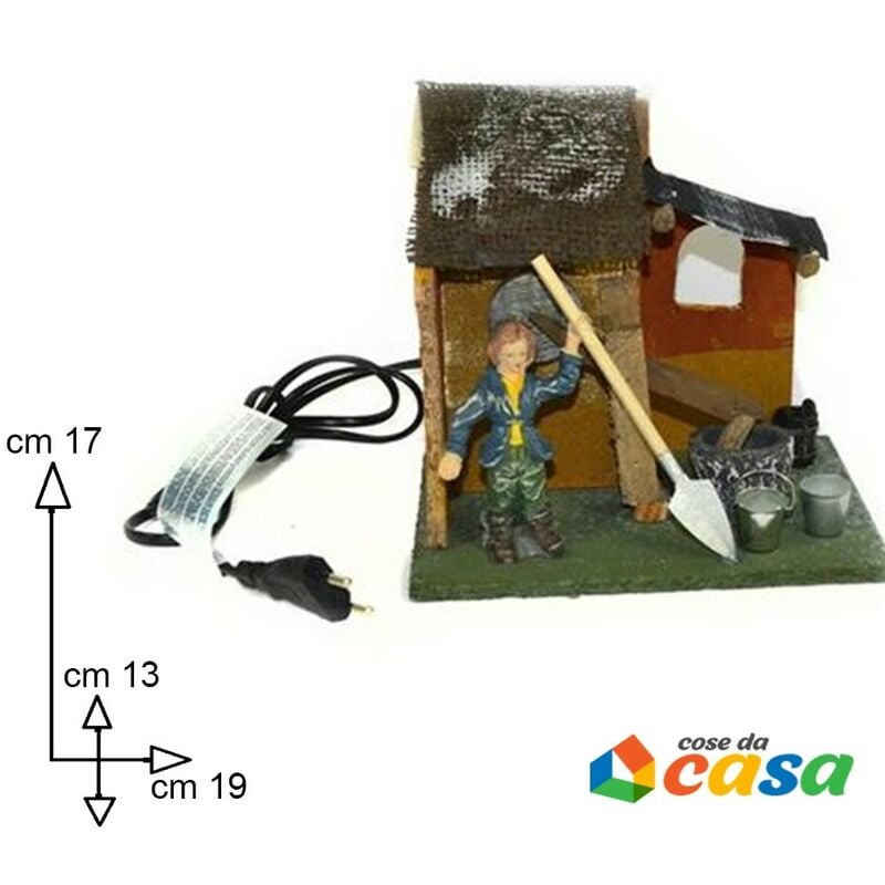foto del prodotto cosedacasa scenario mestieri per presepe con movimento per decorazioni addobbi di natale
