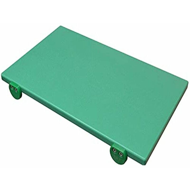 foto del prodotto cosedacasa tagliere in polietilene con fermi professionale euroceppi bianco o colorato cm50x40xh2 ad alta densita per contatto con alimenti