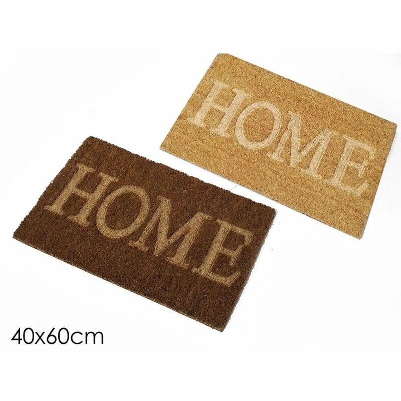 foto del prodotto cosedacasa tappeto tappetino da esterno zerbino in cocco per ingresso porta portone 40x60cm decoro decoro 2