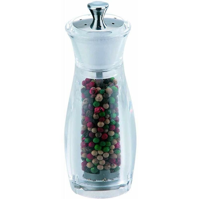 foto del prodotto cosedacasa trita macina pepe spezie spargisale 2 in 1 acciaio classico e moderno per casa 10 cm cucina ristorante