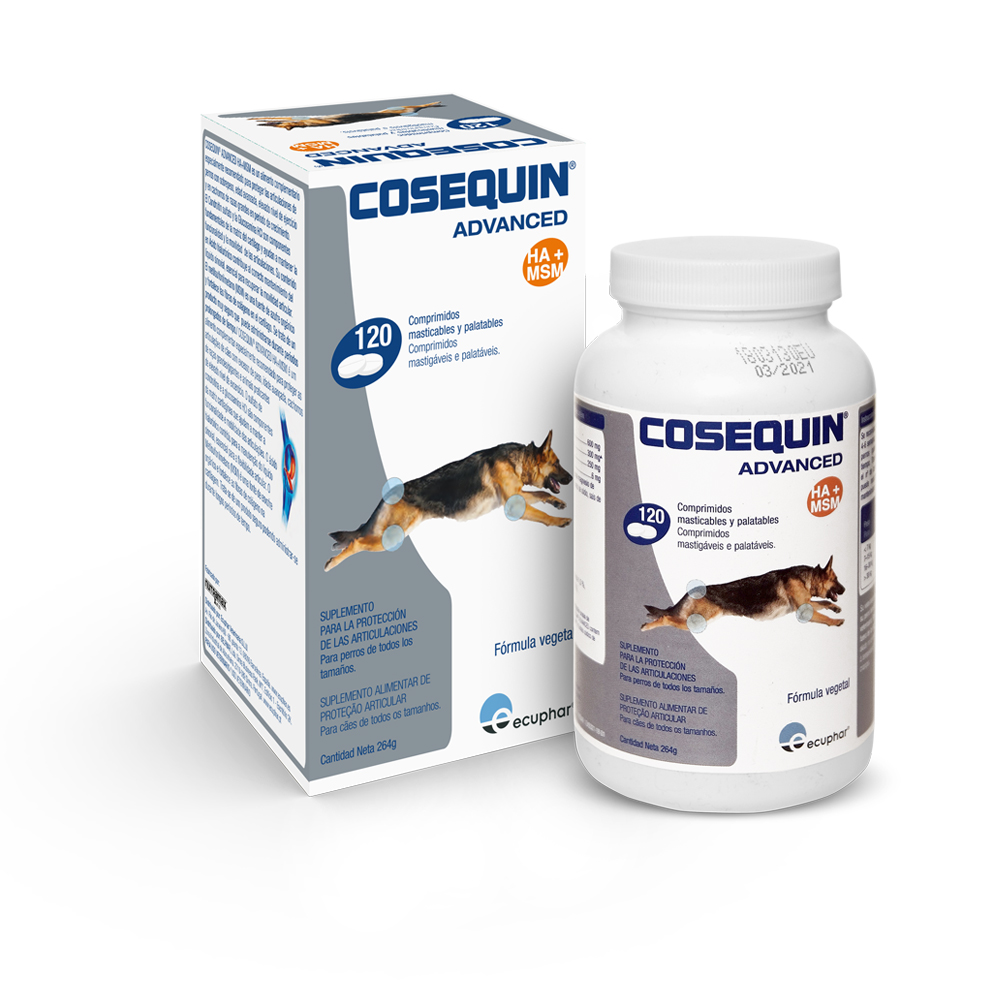 foto del prodotto cosequin advance complemento alimentare per cani 120 compresse