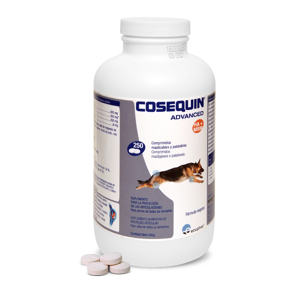 foto del prodotto cosequin advance complemento alimentare per cani 250 compresse