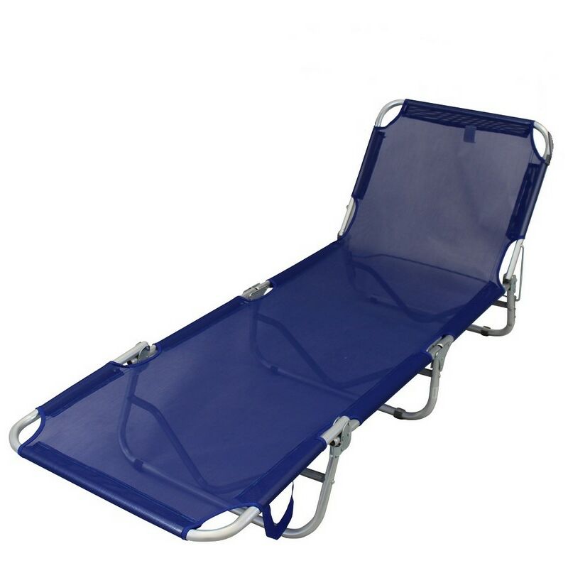 foto del prodotto cosma brandina alluminio 22 mm sofia textilene 1x1 blu 190x58x25h