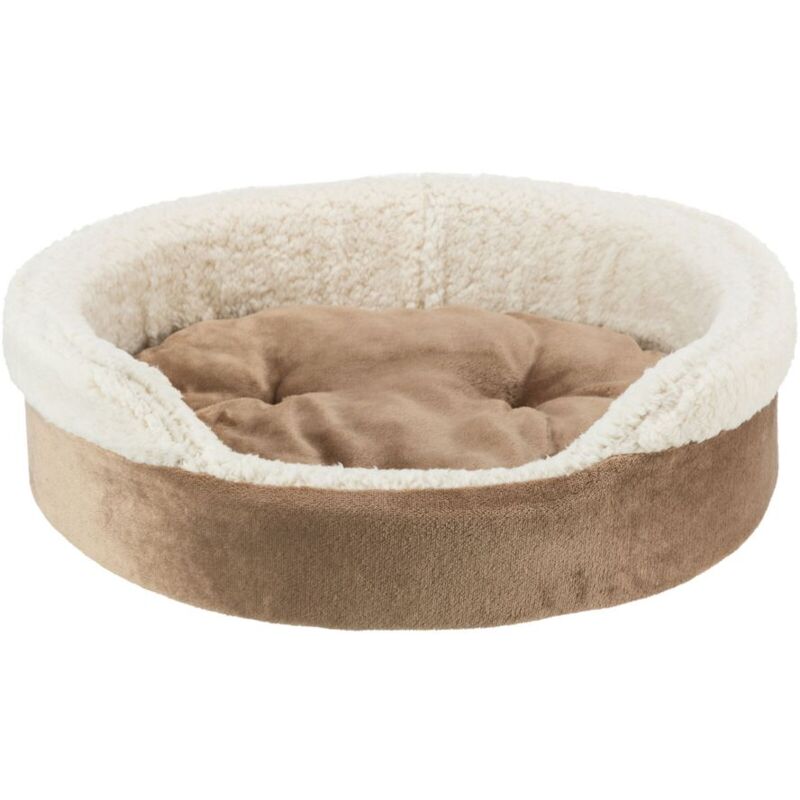 foto del prodotto cosma cuccia marrone scuro beige 70 55cm