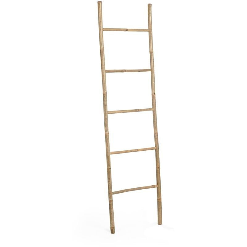 foto del prodotto cosma scala decorativa in bamb joyce porta asciugamani da bagno 5 gradini