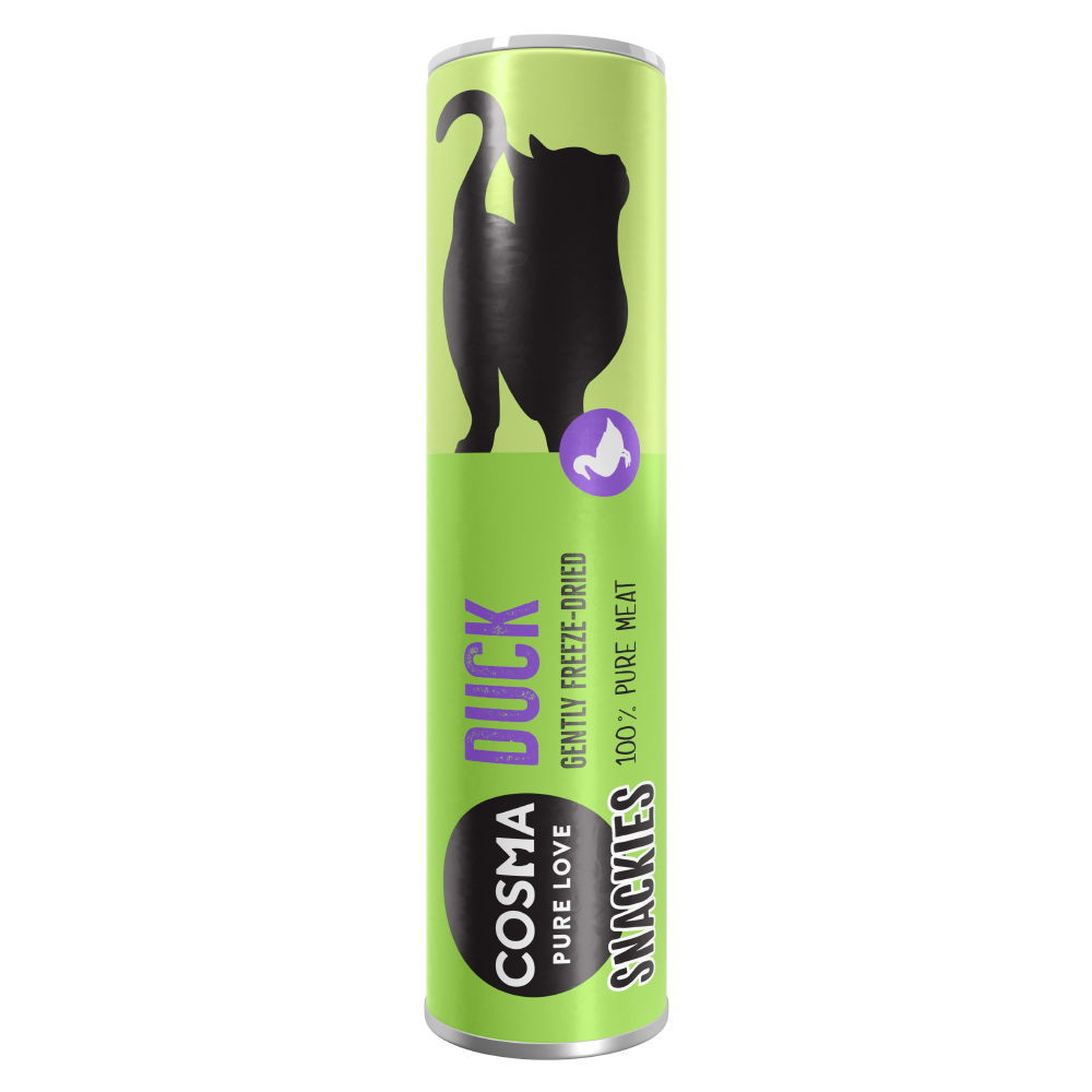 foto del prodotto cosma snackies liofilizzati per gatto anatra 21 g