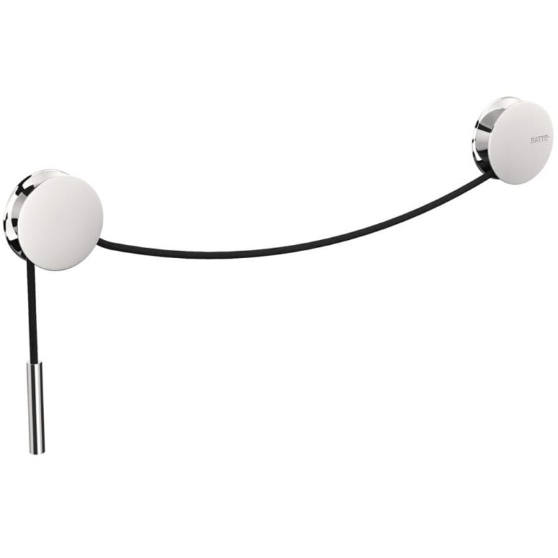 foto del prodotto cosmic portasalviette serie diabolo finitura cromo corda bianco