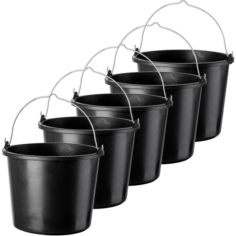 foto del prodotto costruzione in plastica secchio da costruzione 12l 5 pz kadax