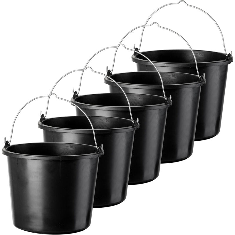 foto del prodotto costruzione in plastica secchio da costruzione 5l 5 pz kadax