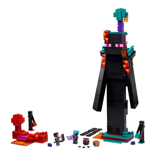 foto del prodotto costruzioni lego 21279 minecraft la torre dell enderman