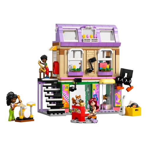 foto del prodotto costruzioni lego 42653 friends negozio di musica e appartamento