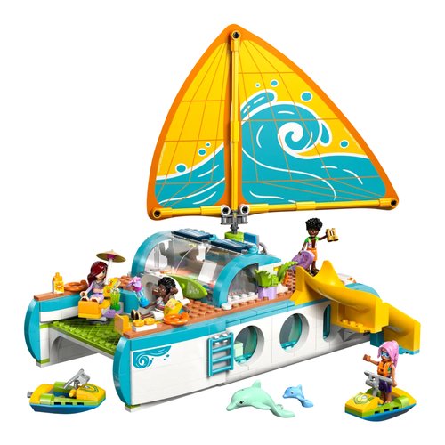 foto del prodotto costruzioni lego 42664 friends avventura sul catamarano