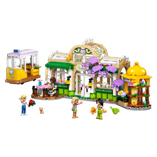 foto del prodotto costruzioni lego 42671 friends caff delle piante e negozio di fiori